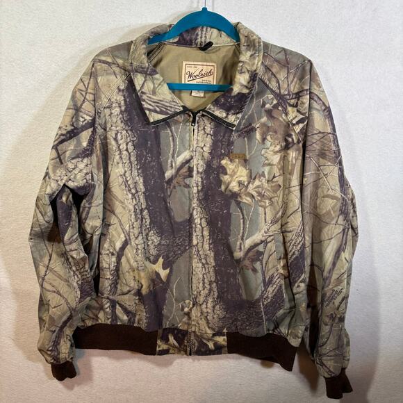 Vintage Woolrich Realtree Hardwoods 20-200 Lightweight Hunting Jacket Size XL - Picture 1 of 7